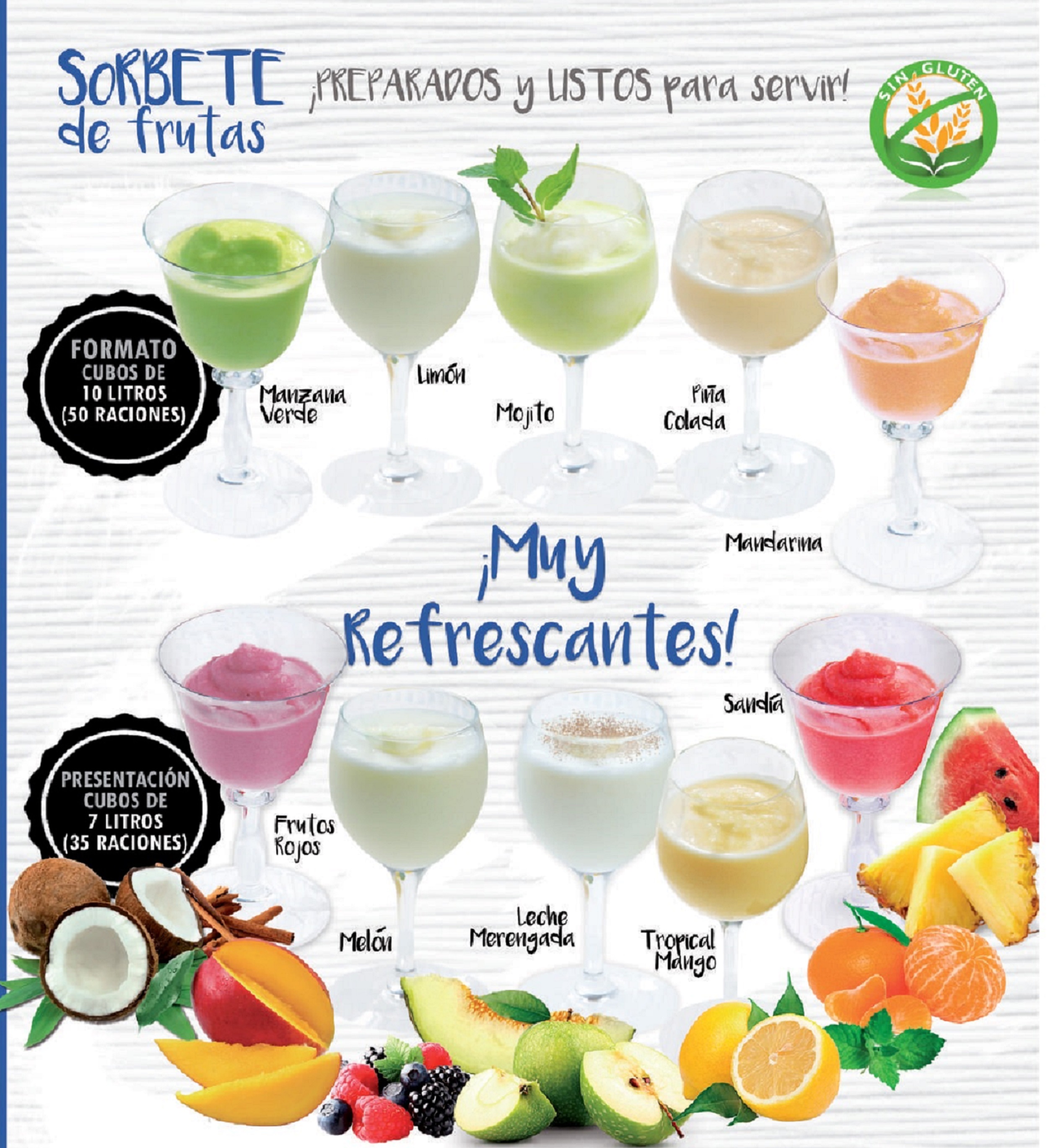 SORBETE DE MOJITO (10LTR)