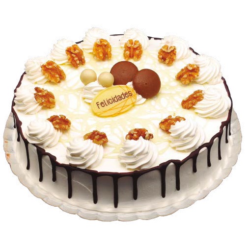 TARTA FELICIDADES NATA CON NUECES