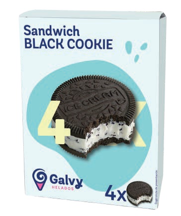SANDWICH BLACK COOKIES (6X4UN)